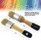 AMACO Rub n Buff Wax Metallic Finish 3 Color KIt - Silver Leaf, Ebony, Gold Leaf - Versatile Gilding Wax for Finishing Furniture Antiquing and Restoration - Pixiss Chalk Furniture Paint Brushes